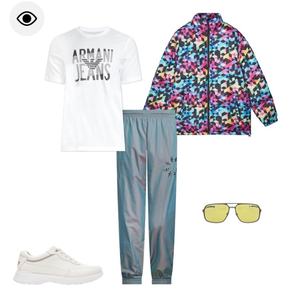 Adidas originals adicolor shattered trefoil multicolor track pants - Picture 10 of 13